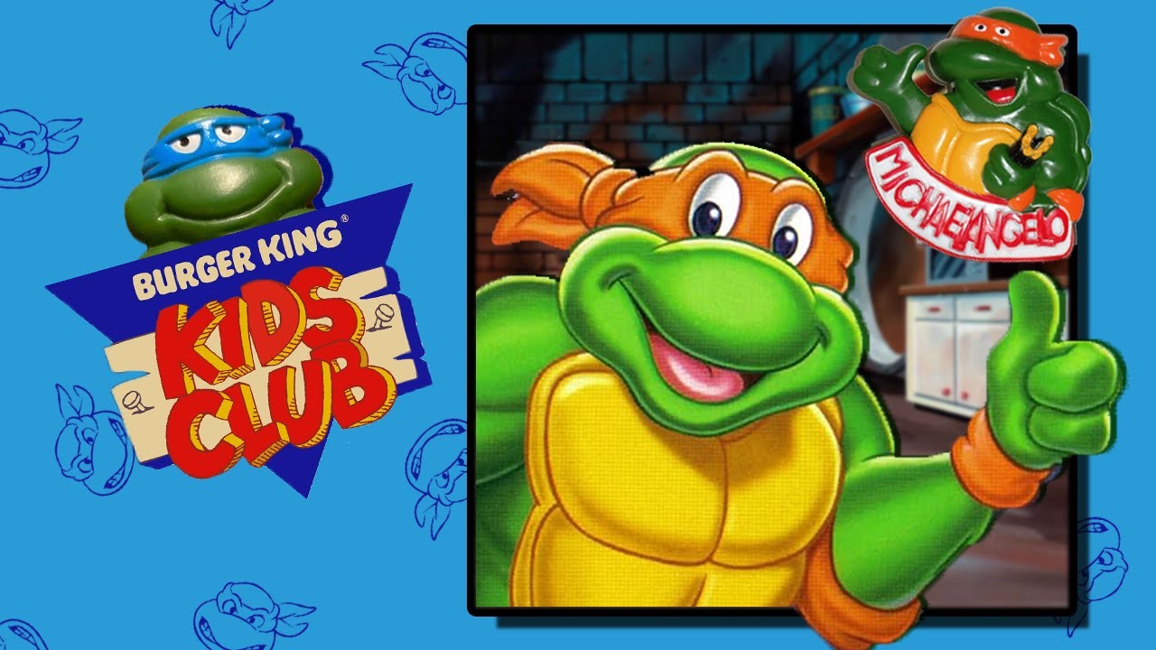 Teenage Mutant Ninja Turtles RAD Badges (1989) | The Burger King Kids Club