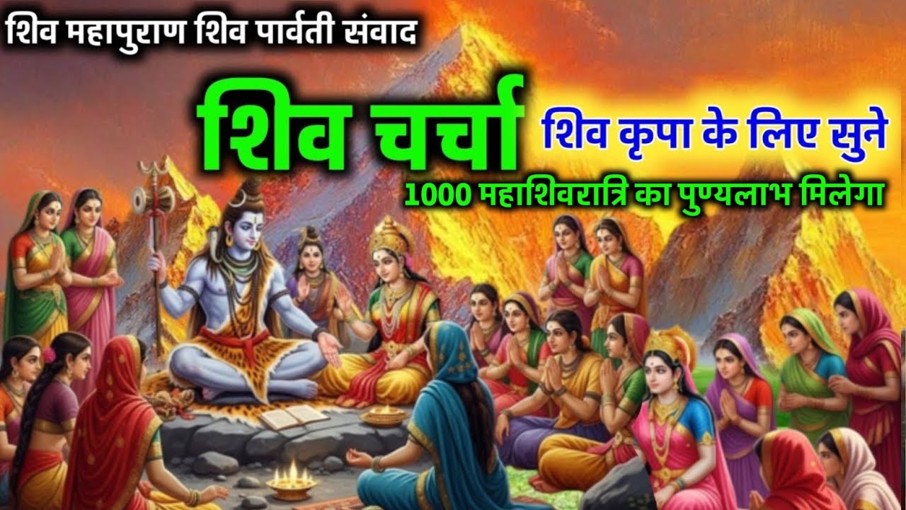 शिव चर्चा #shivkatha#shivcharcha#somwarvratkatha