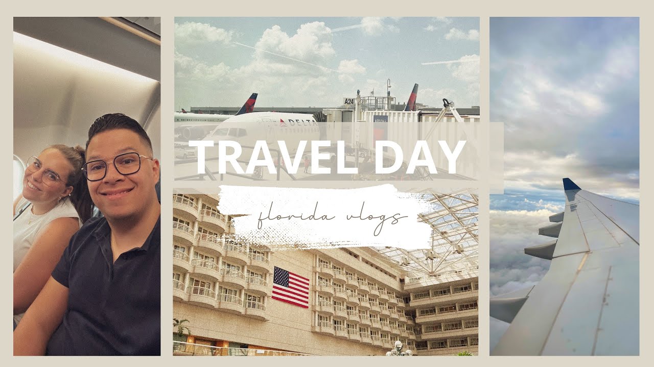 Orlando travel day 🇺🇸 | Met Delta van AMS to ATL to MCO ✈️ | Hilton bij Disney Springs