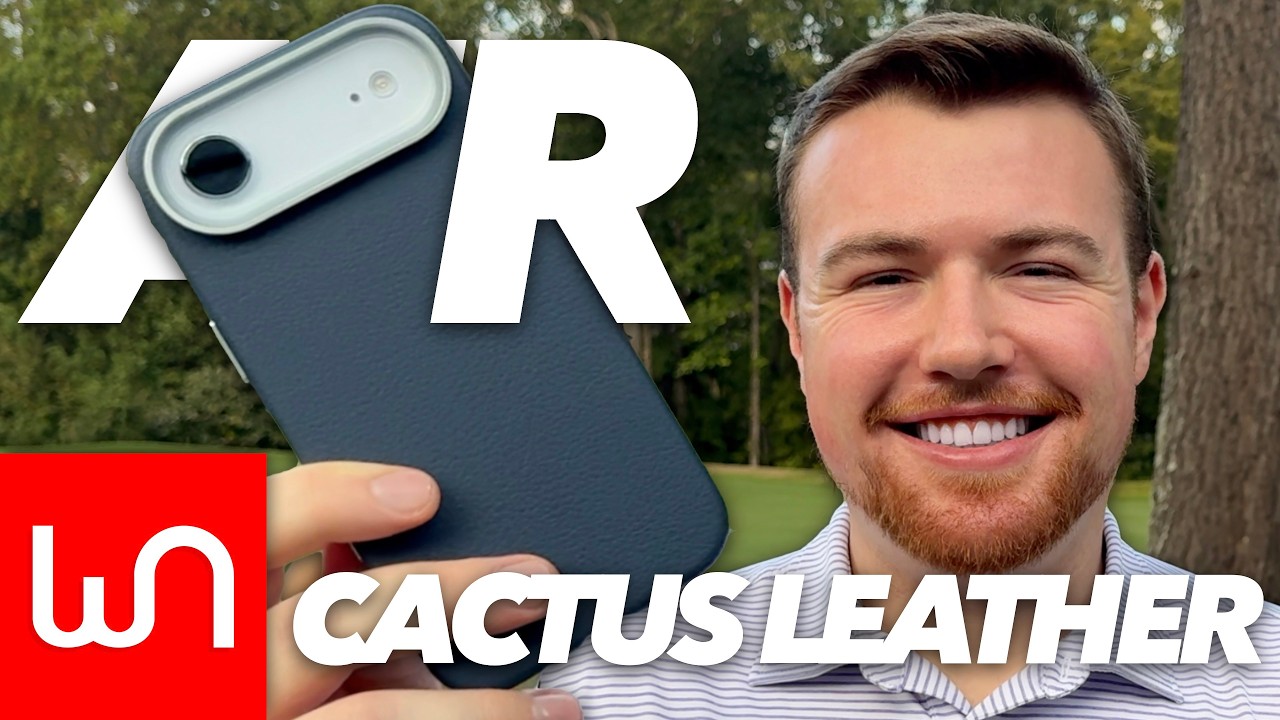 Распаковка кожаного чехла OtterBox Cactus для iPhone Air!