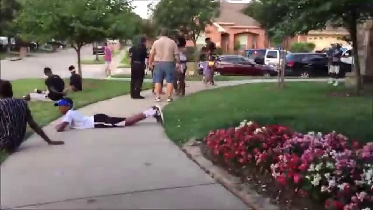 Raging Cop at McKinney Pool Party Tribute (Yakety Sax)
