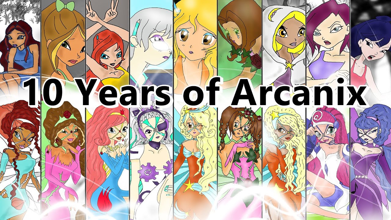 Arcanix 10th Anniversary - Winx Club & Arcafé