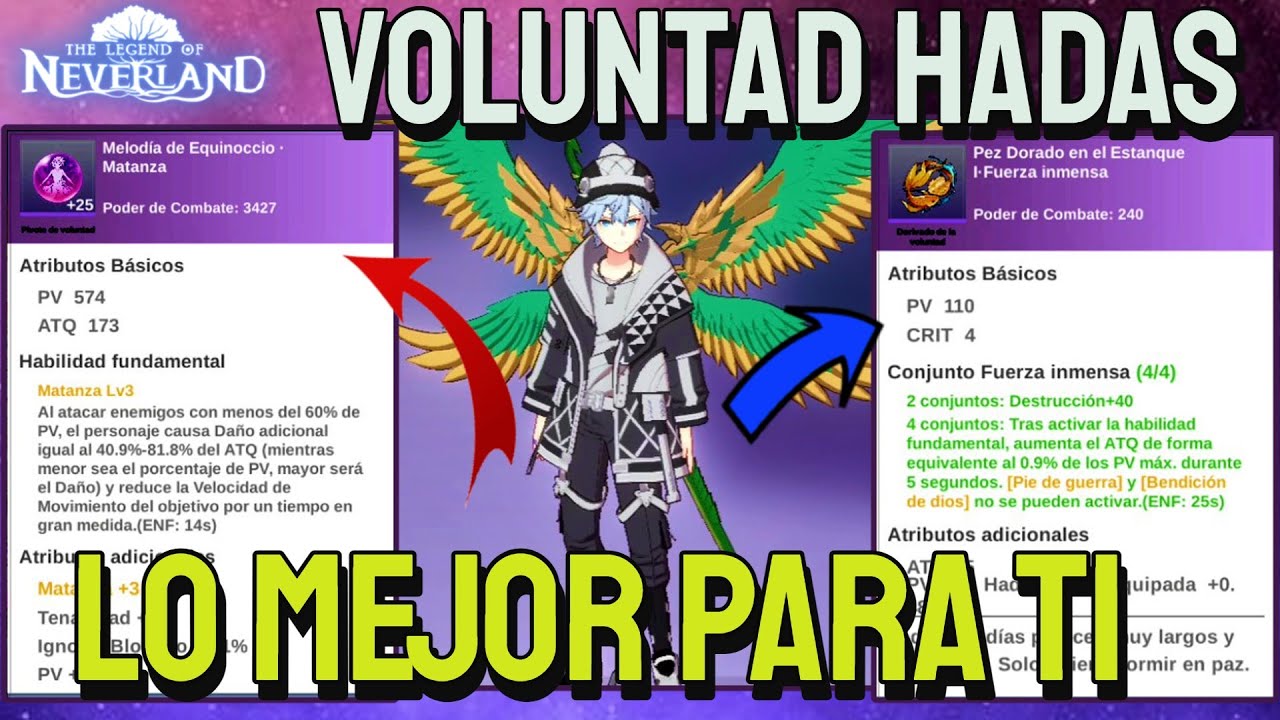 🔎LO MEJOR PARA CADA CLASE (VOLUNTAD DE HADAS) 👌| THE LEGEND OF NEVERLAND GLOBAL