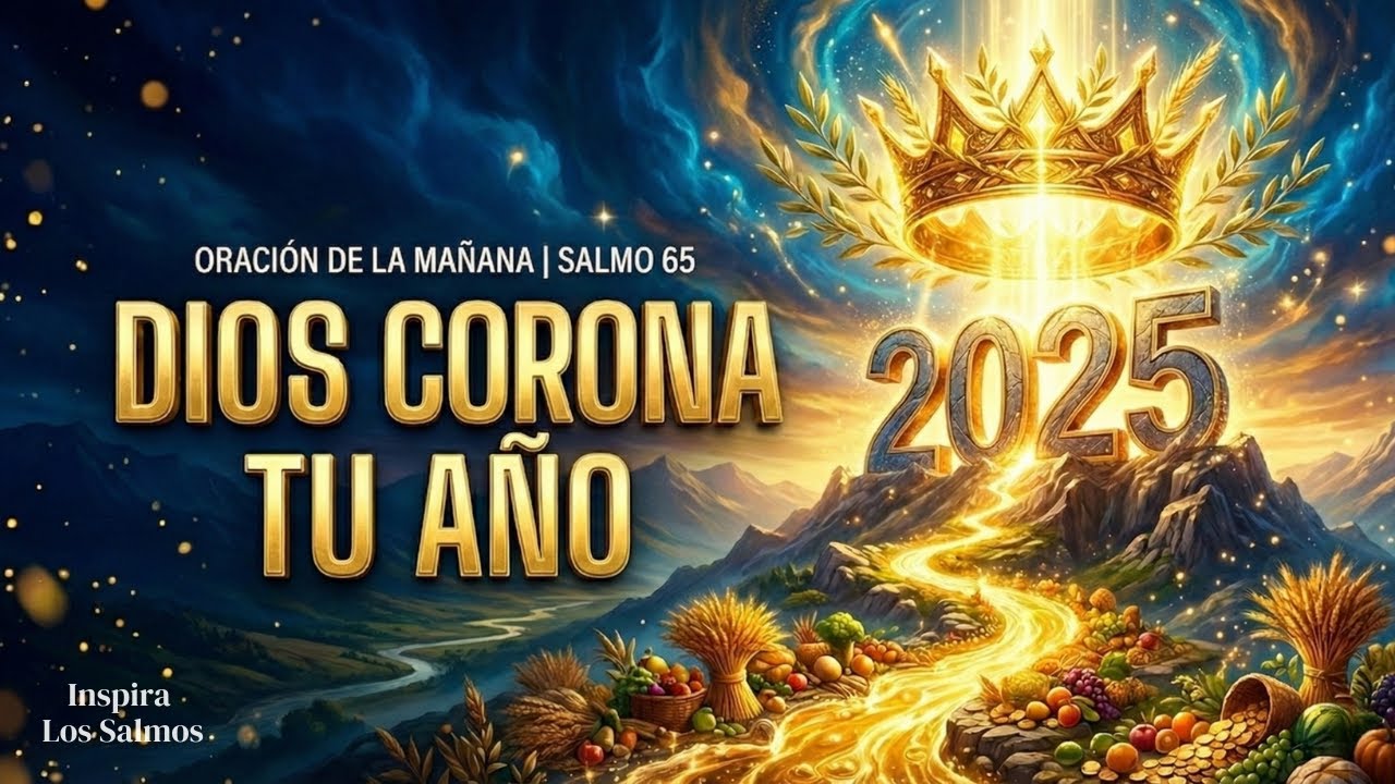 ORACIÓN DE LA MAÑANA: Dios Corona tu Año de Bendiciones | Salmo 65