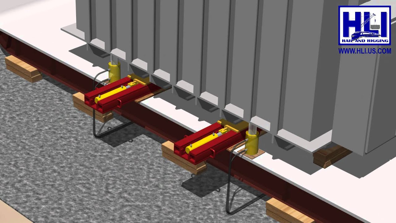 Rigging of Transformer from rail car to truck