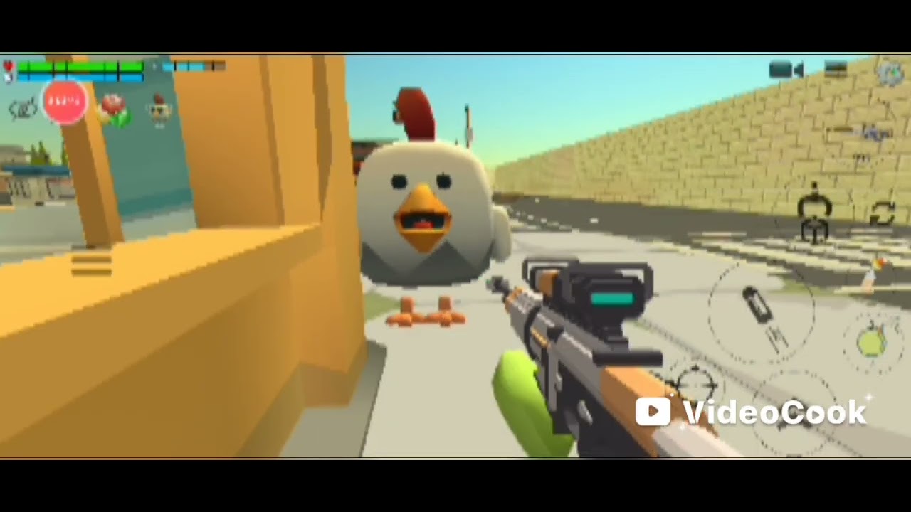 Chicken gun toons {cat trolea a rudy e piggy} chicken gun toons en español 
