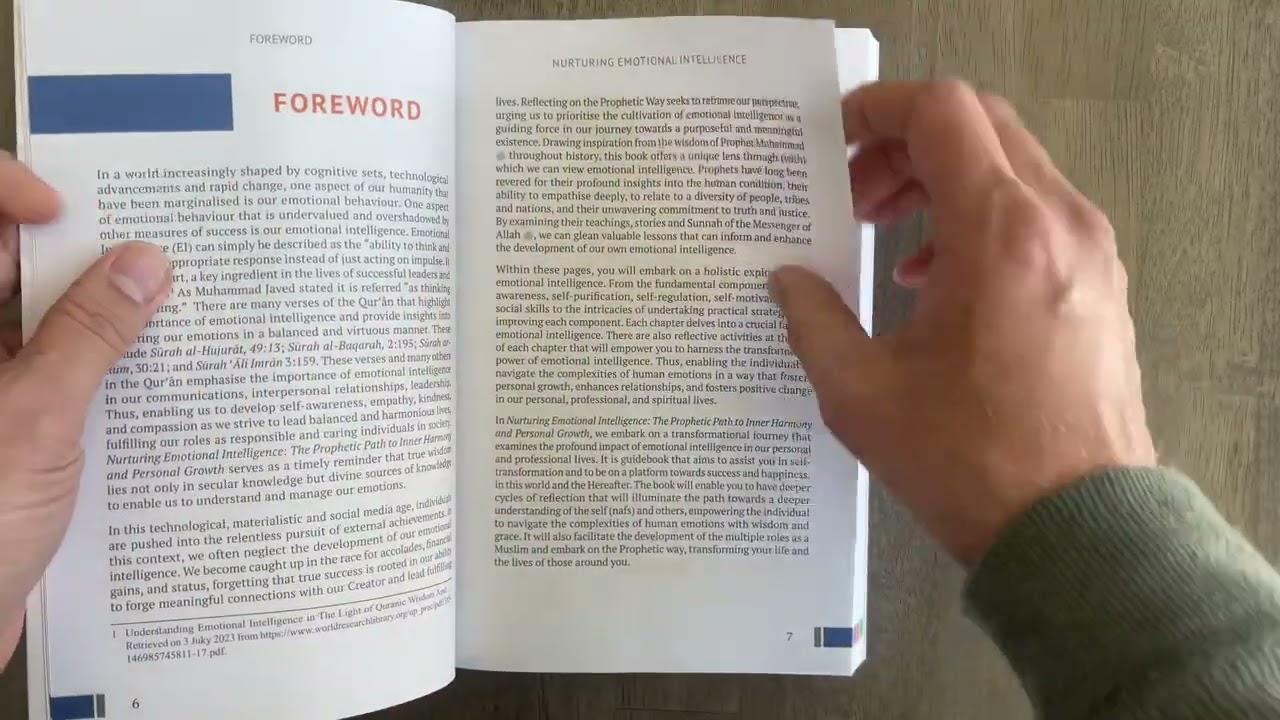 Nurturing Emotional Intelligence by Muhammed Javed book introduction