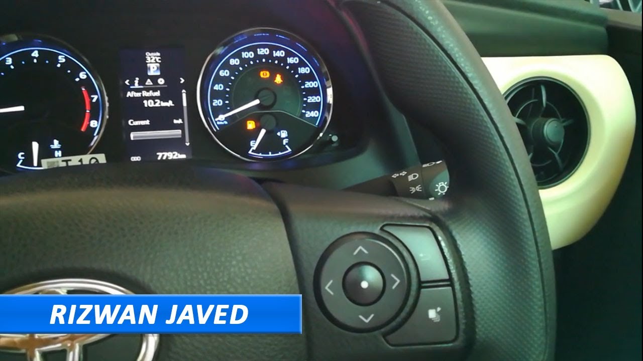 Toyota Corolla Altis 1.6 2017/2018 Speedometer with 4.2