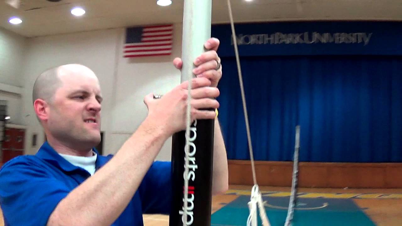 Sports Imports Volleyball Net System Setup (Wildcats)