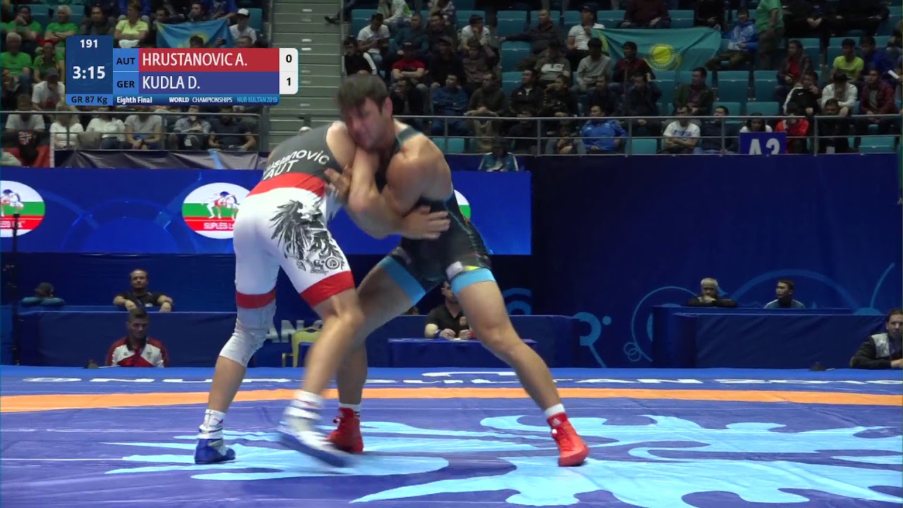 1/8 GR - 87 kg: A. HRUSTANOVIC (AUT) v. D. KUDLA (GER)