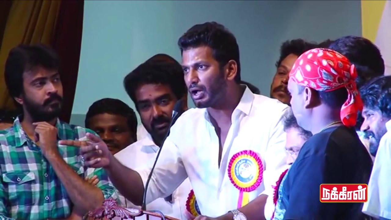 Vishal l Karthi - Speech on Nadigar Sangam Election - Campaign for 'PANDAVAR TEAM'