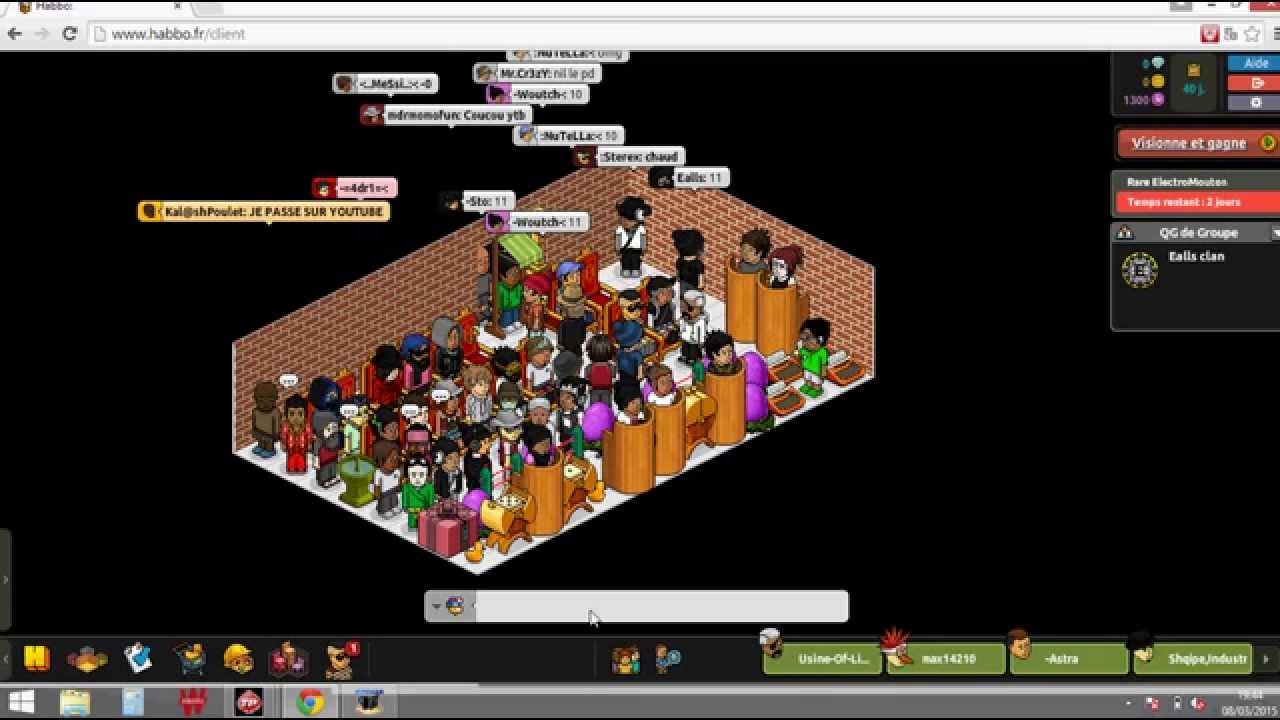 Mise de 200L &agrave; Woutch ( Habbo.fr )