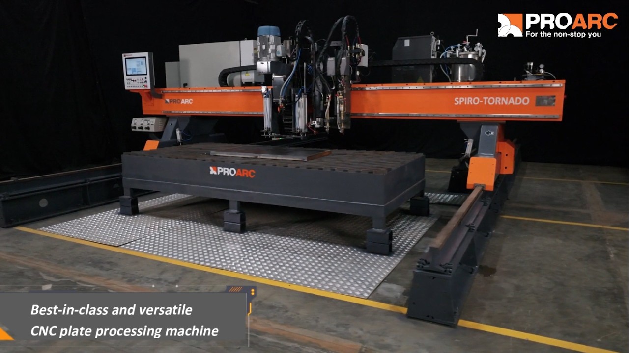 Spiro Tornado - Highly Versatile CNC Plate Processing Machine | ProArc