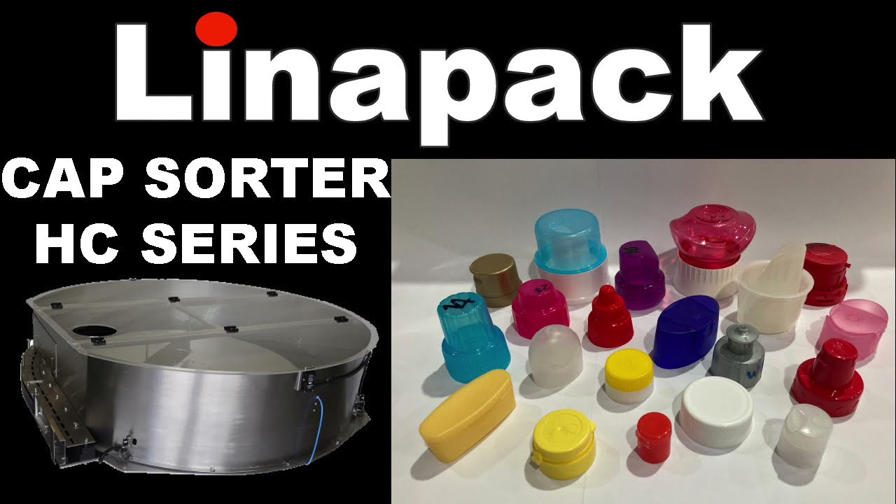 Linapack universal cap sorter (small cylindrical caps)