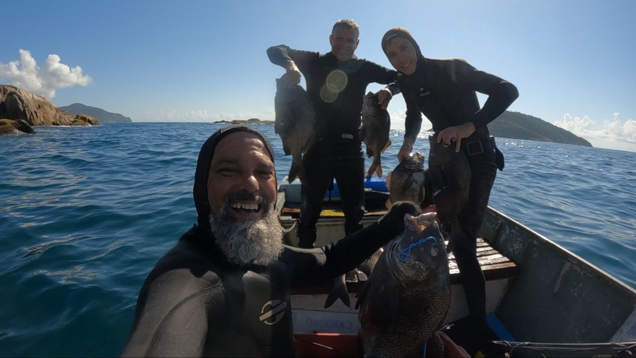 PESCA DE MERGULHO COM OS CAPITÃES - Sargo Ensopado com Abóbora e Batata Doce