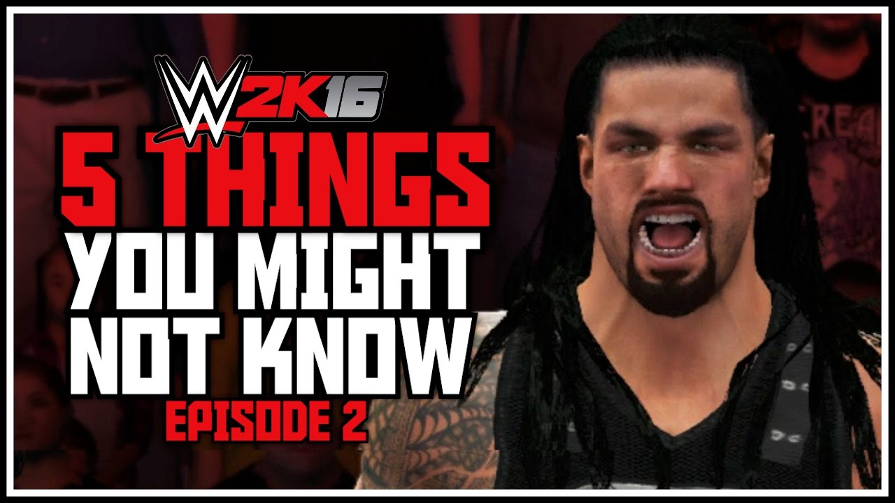 WWE 2K16 - 5 Things You Might Not Know! #2 (Tag Team OMG Moments, RR/EC In Any Arena & More!)