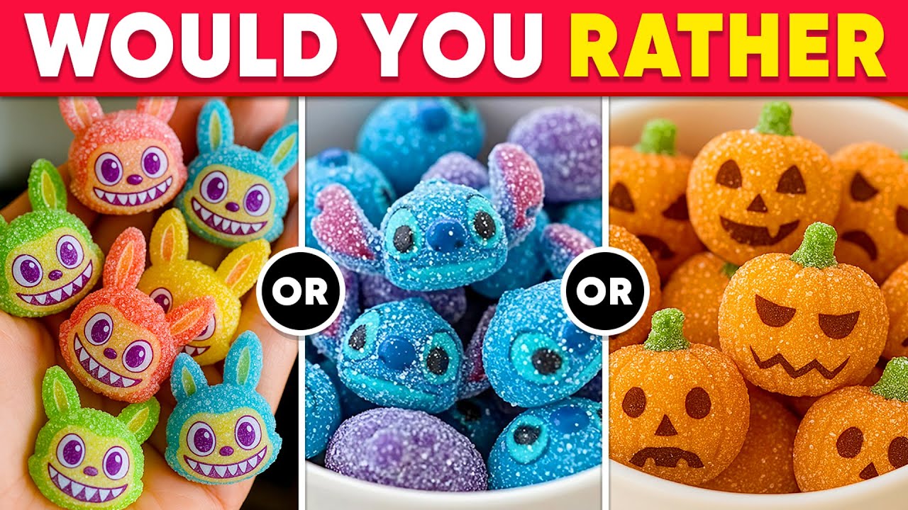 Что бы вы предпочли? &mdash; Экстремальный выпуск &laquo;Конфеты и сладости&raquo; 🍭🍬🍫🎃 Ежедневная викторина