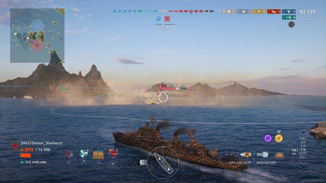 World of Warships Smalland kraken