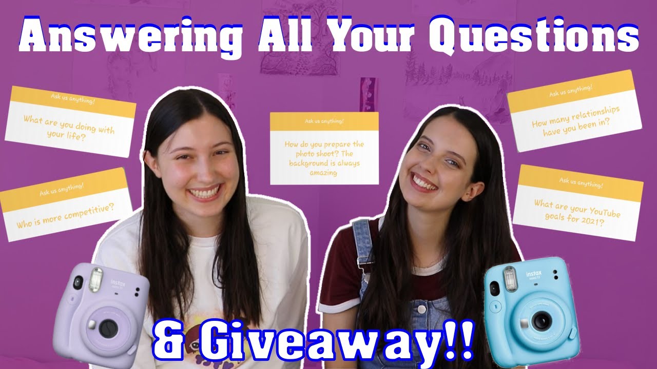 Q&A Video + 2021 GIVEAWAY (International)!