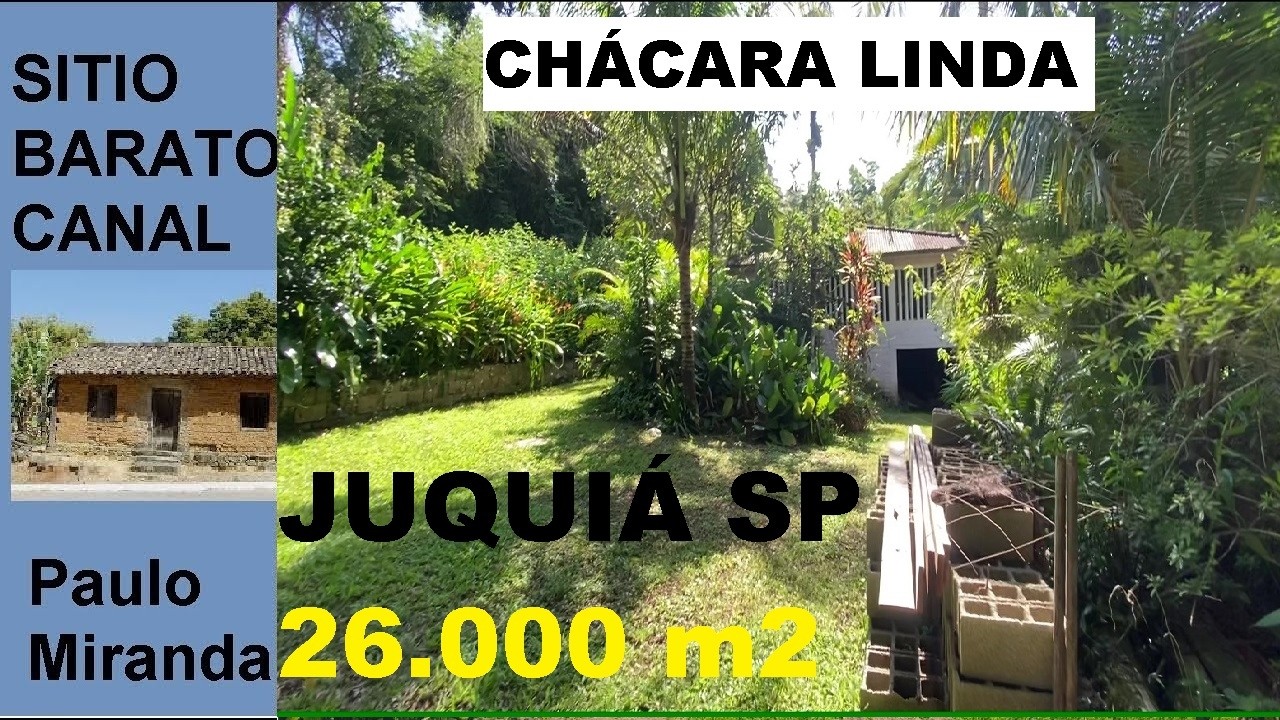 CHÁCARA ESPETACULAR VENDE 3 CASAS 2 LAGOS EM JUQUIÁ