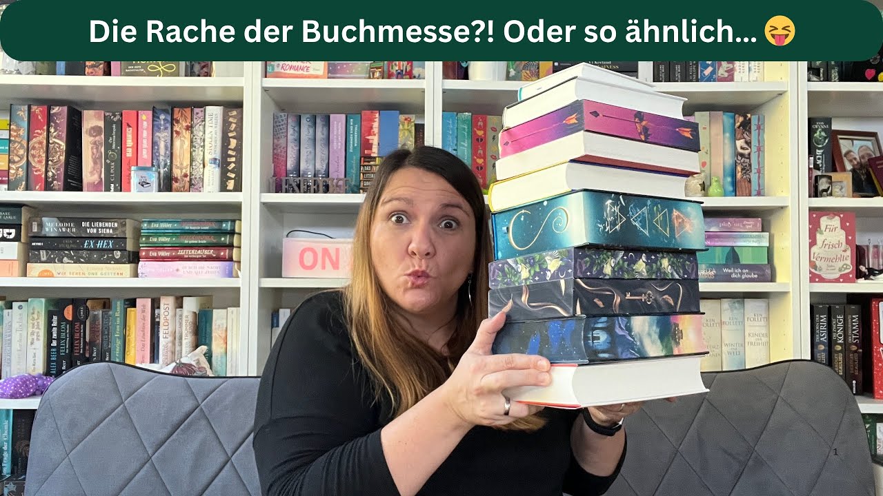 Die Rache der Buchmesse?! 😝 fbm24 gelesen und ungelesen 📚