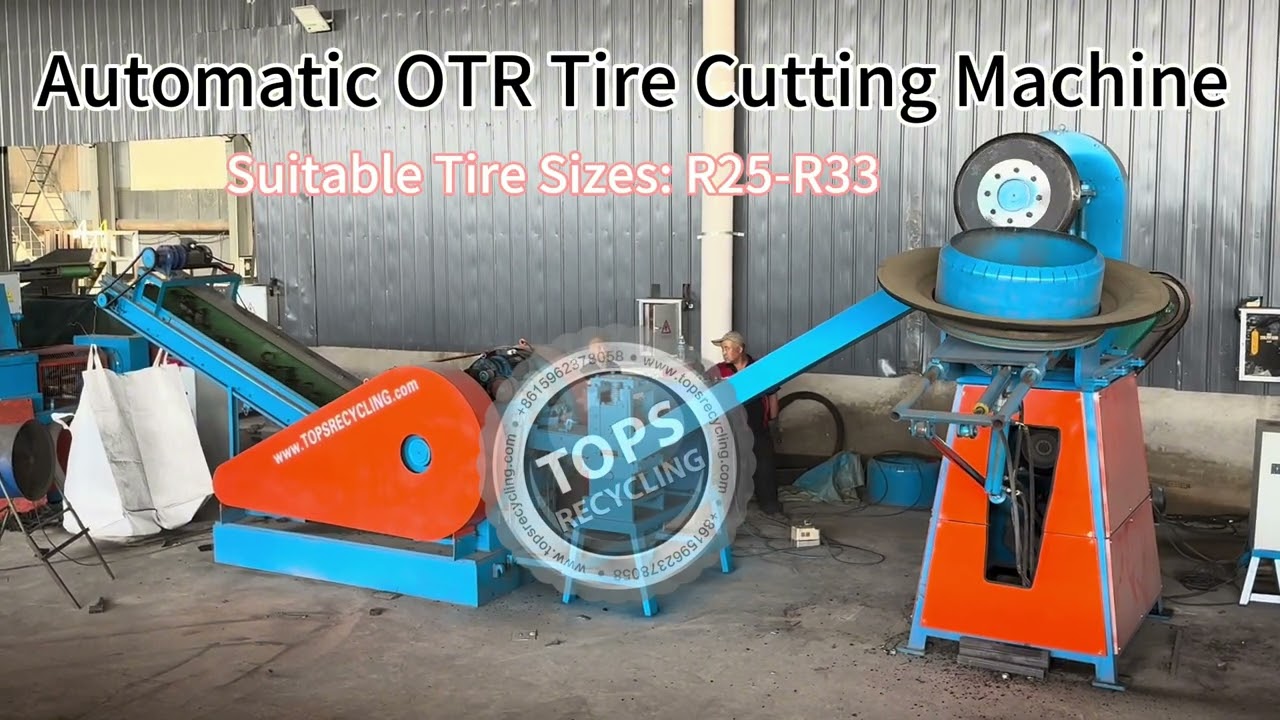 Fully Automatic OTR Tire Cutting Plant