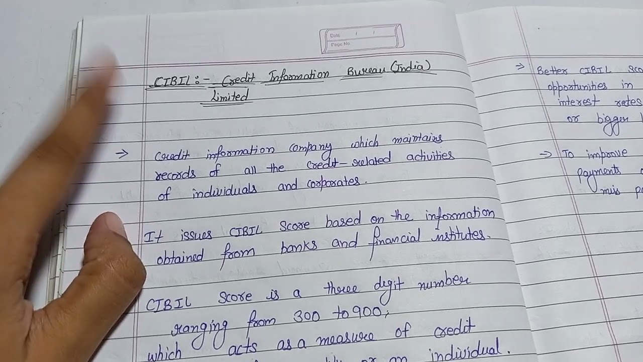 Credit Information Bureau (INDIA) Limited || CIBIL || CIBIL SCORE