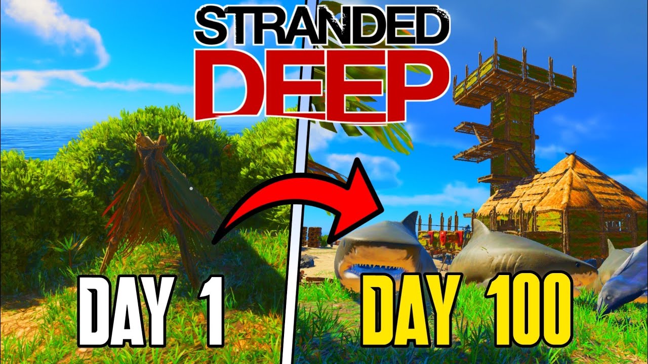 Bertahan Hidup 100 Hari di STRANDED DEEP