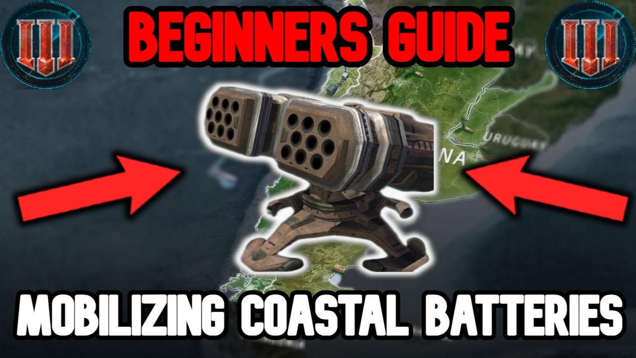 How to Mobilize and Use COASTAL BATTERIES in CON WW3