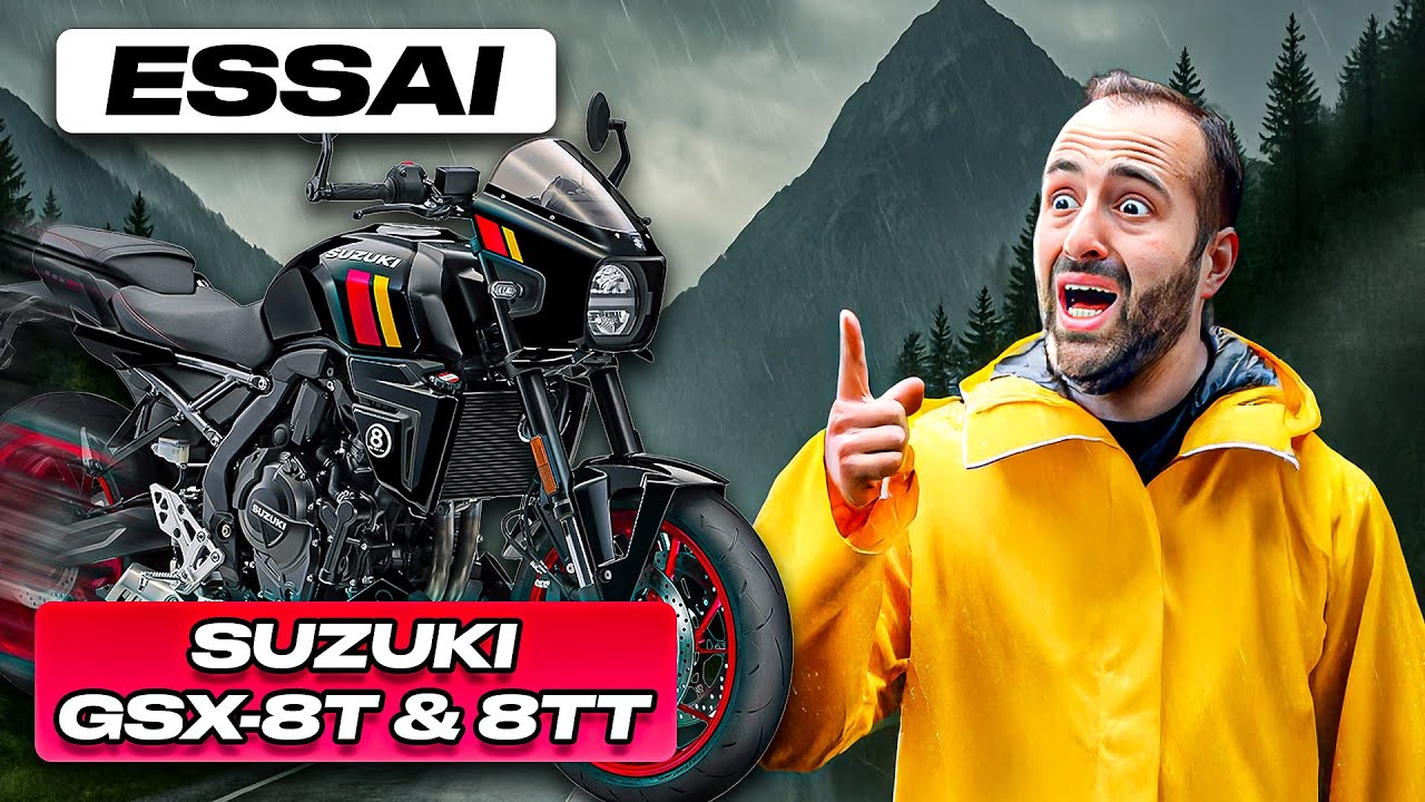 Essai Suzuki GSX-8T et GSX-8TT: Titan Intemporel (sous la pluie)