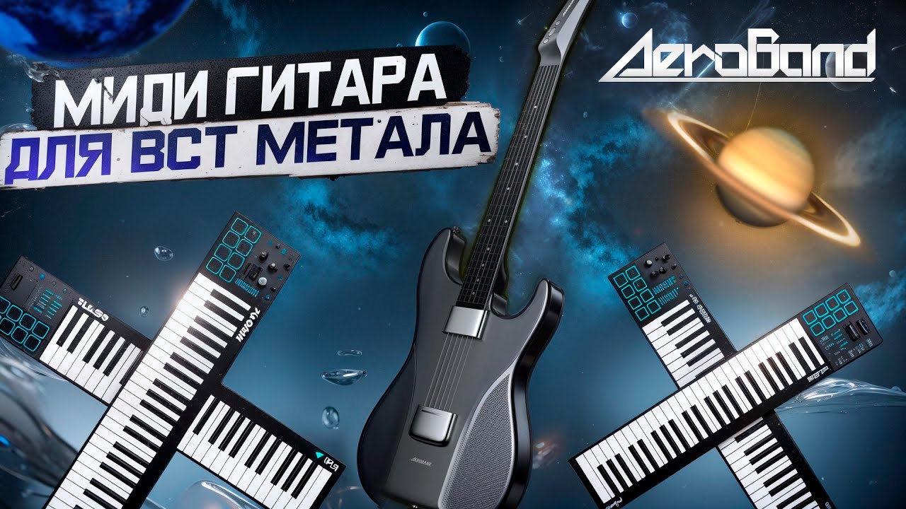 МИДИ ГИТАРА БУДУЩЕГО ? ЗАМЕНА МИДИ КЛАВИАТУР ДЛЯ ГИТАРИСТА - AeroBand Guitar