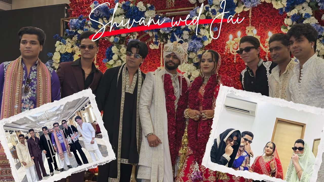 Shivani ma’am ki shadi 😍 mai bhot maje liye sab ne 😂 #shivanichauhan weds #jaigaba 