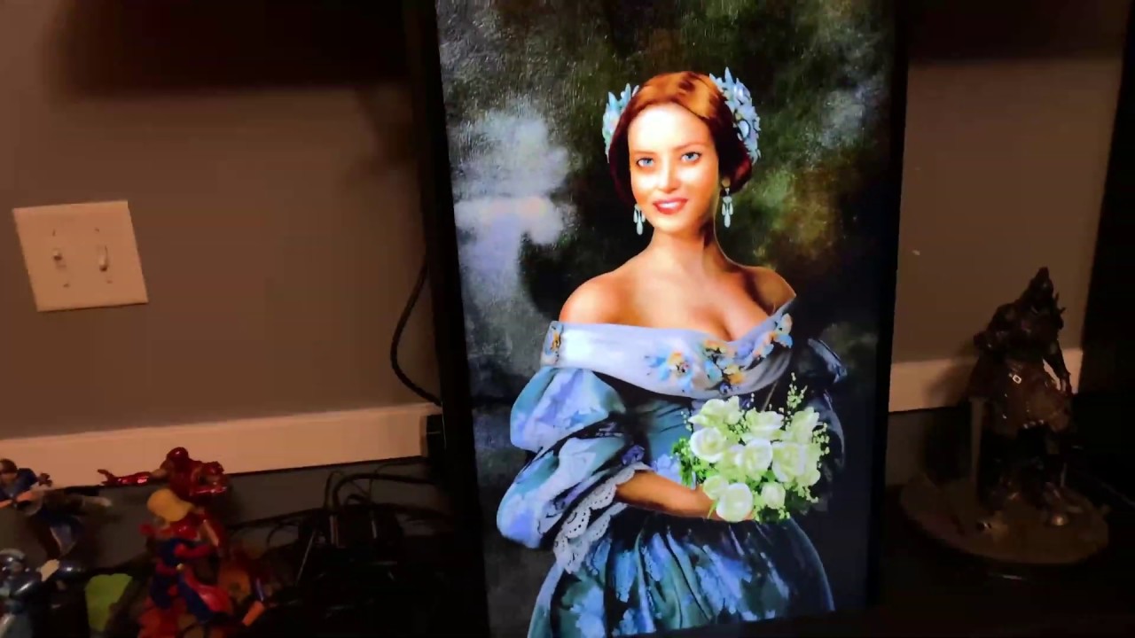 DIY Scary Animated Portrait for Halloween