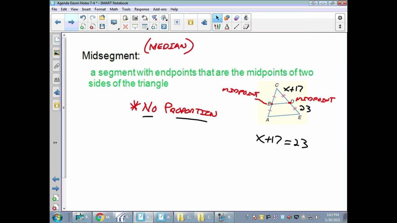 Geometry Section 8-4 Notes