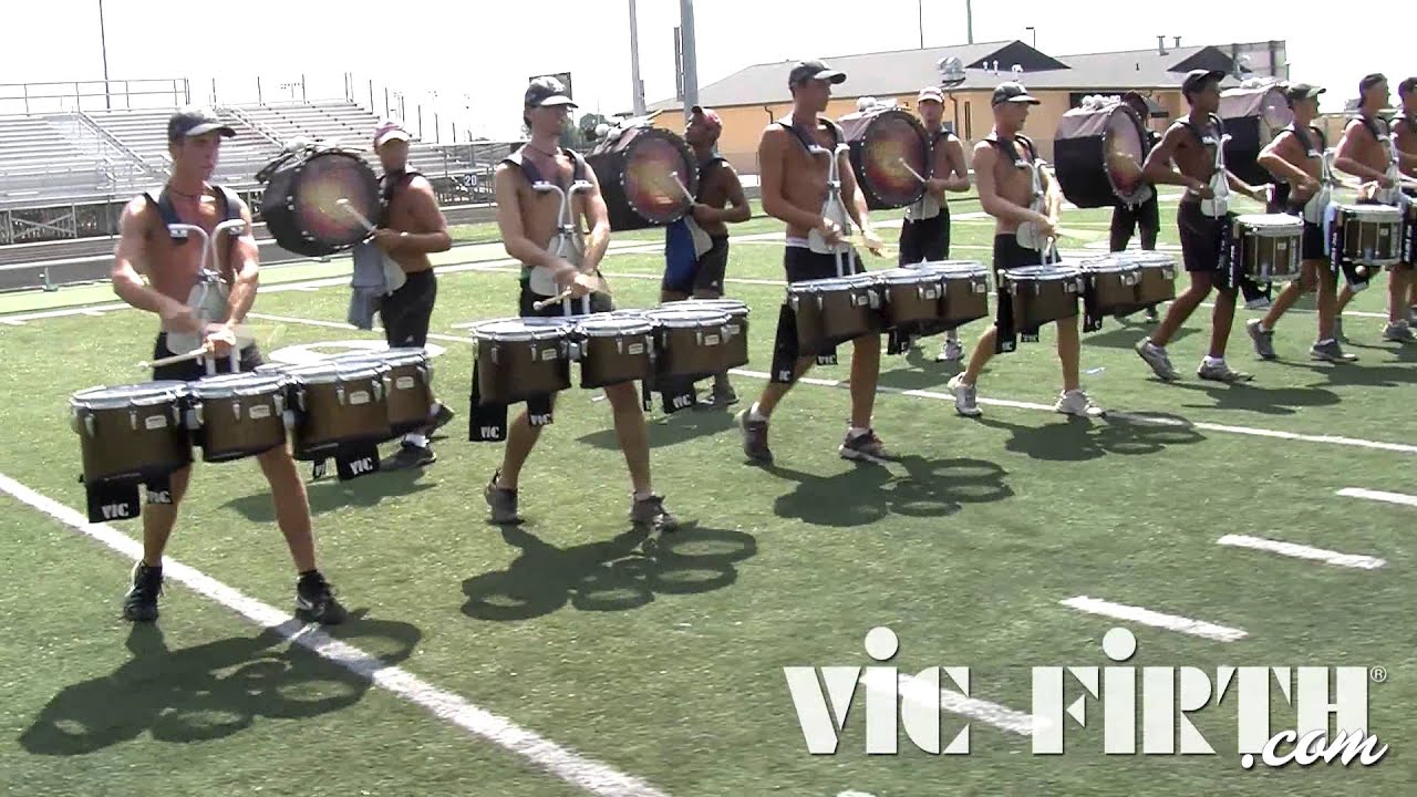 DCI 2010: Carolina Crown, Battery Rehearsal