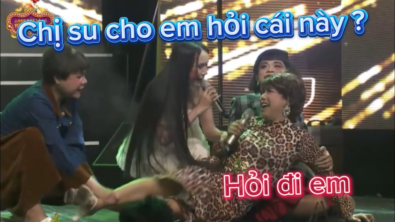 Chị em Hương Nam lúng túng chước câu hỏi của khán giả - Gánh Hát Lô Tô Hương Nam