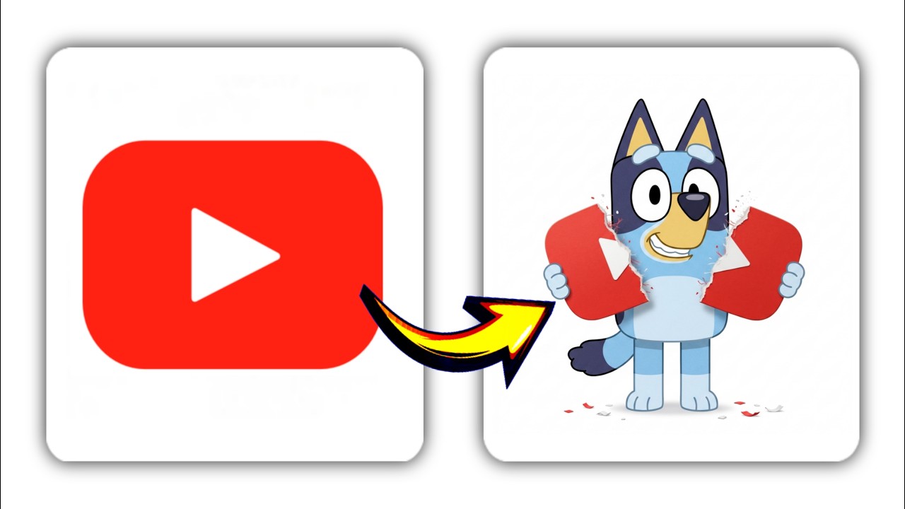 I Turned App Icons Into Bluey Style