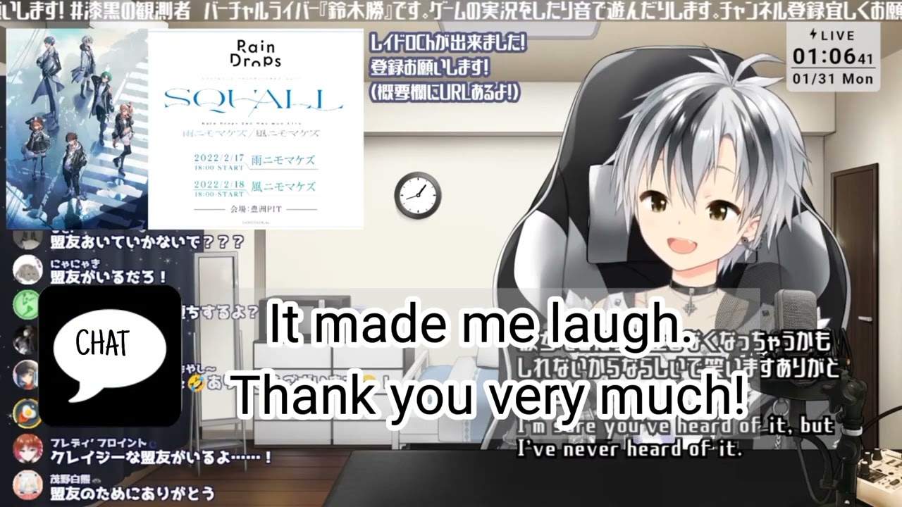 [Eng Sub] The reason Suzuki Masaru doesn't have a girlfriend [Nijisanji]