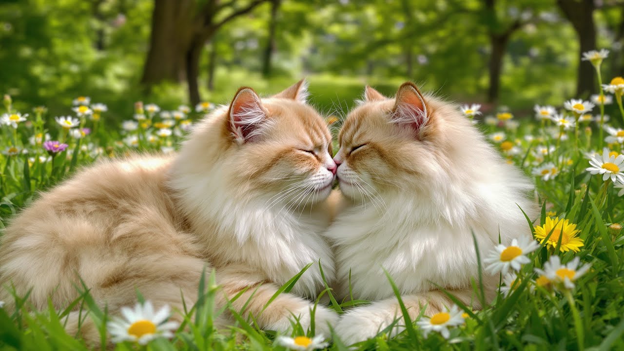 (Без рекламы) Кошачья музыка для снятия стресса 🐱 | Расслабляющие мелодии и успокаивающие видео д...