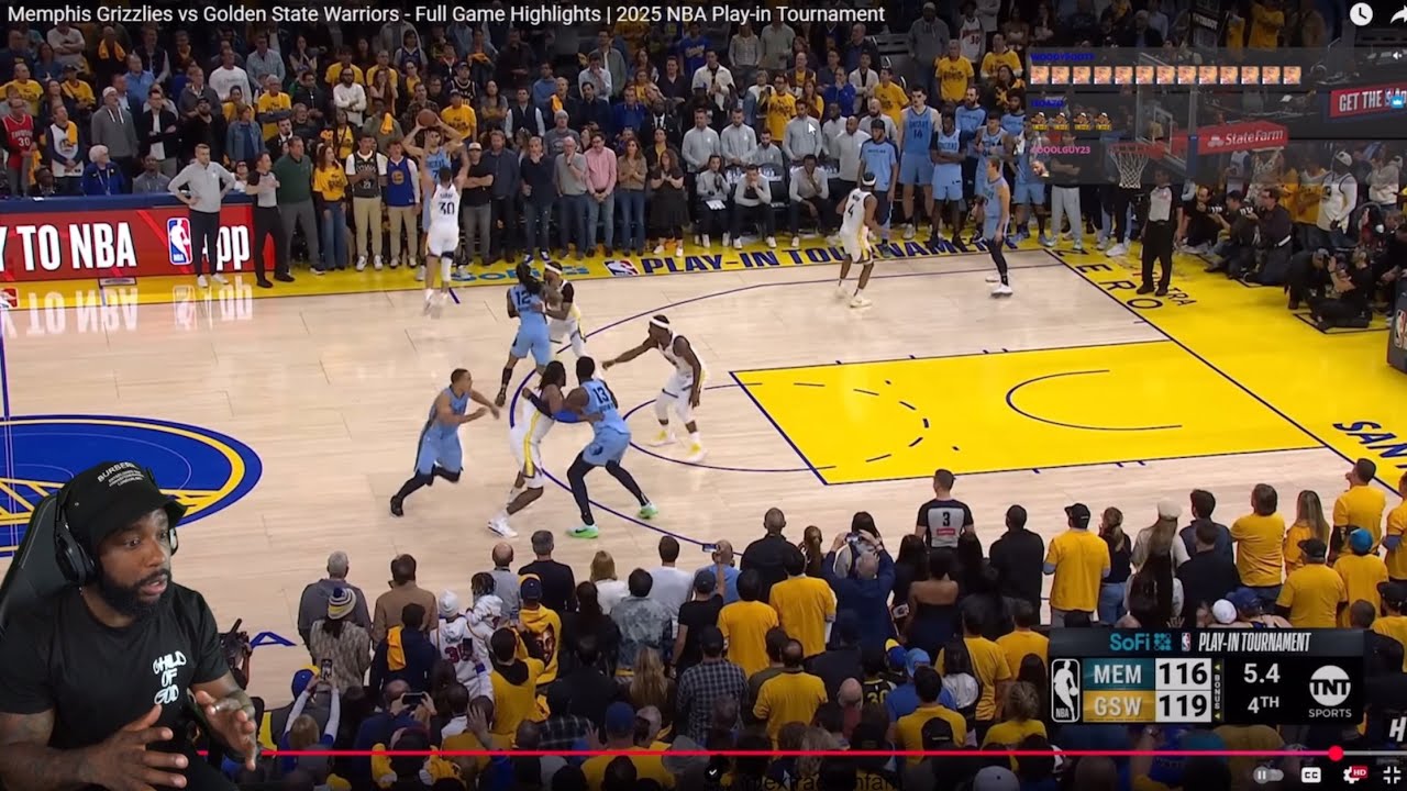 CashNasty Reacts To GRIZZLIES at WARRIORS | FULL GAME HIGHLIGHTS | April 15, 2025