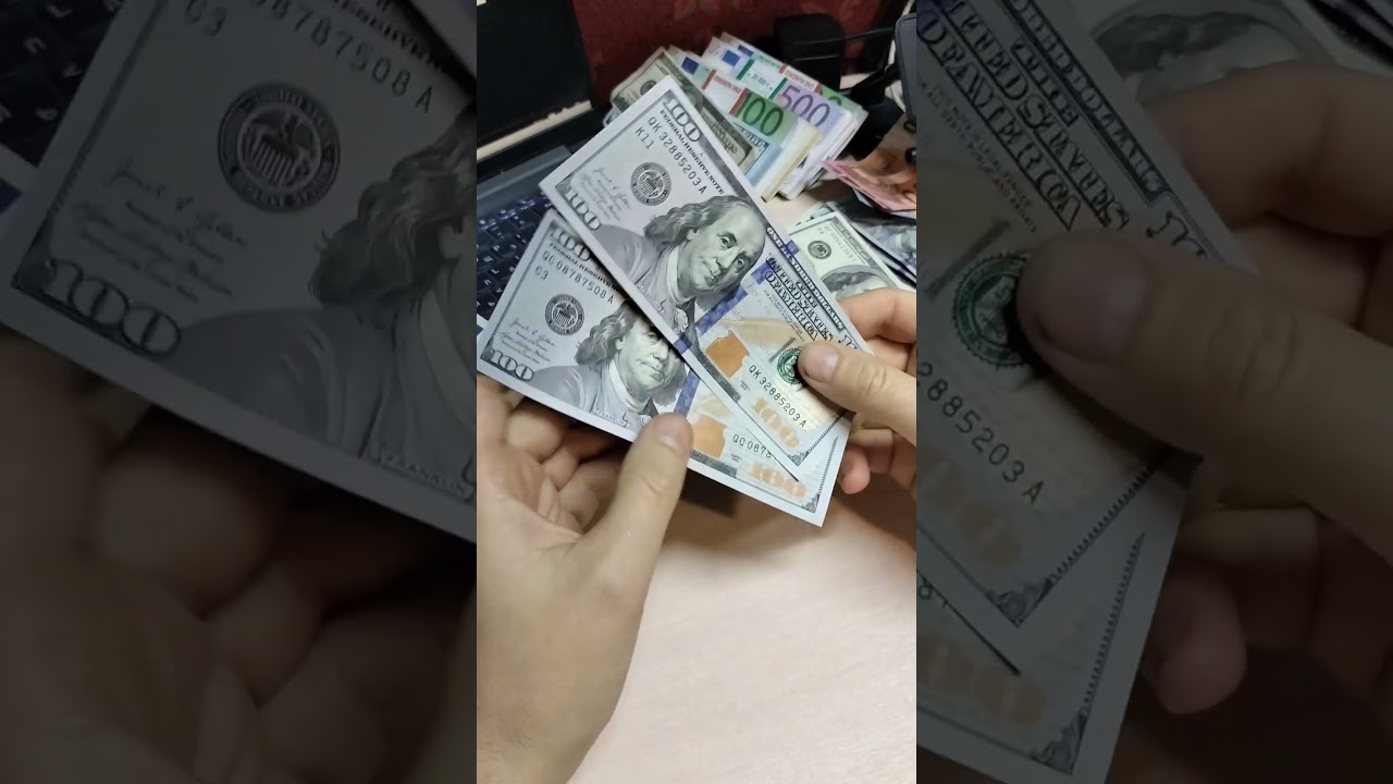 Как отличить 100$ оригинал от подделки #стодолларов