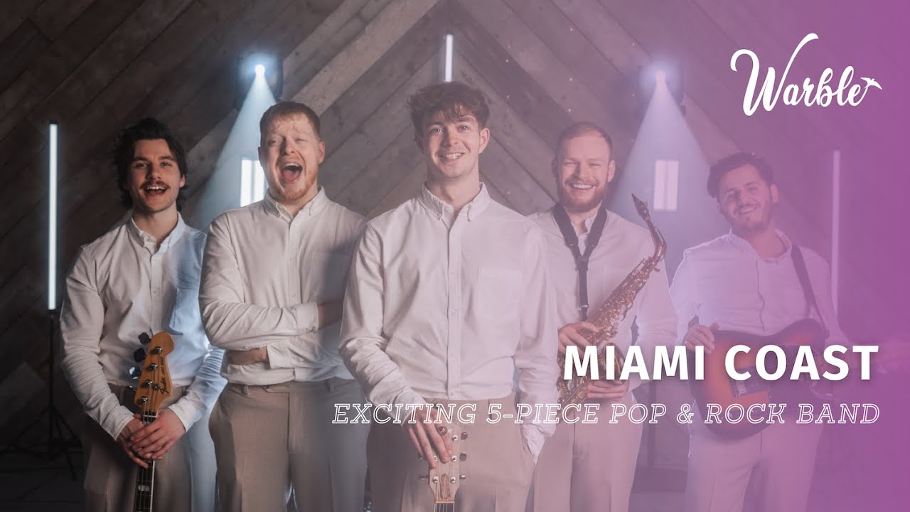 Miami Coast // Vibrant 5-Piece Pop & Rock Band // Book Now at Warble Entertainment