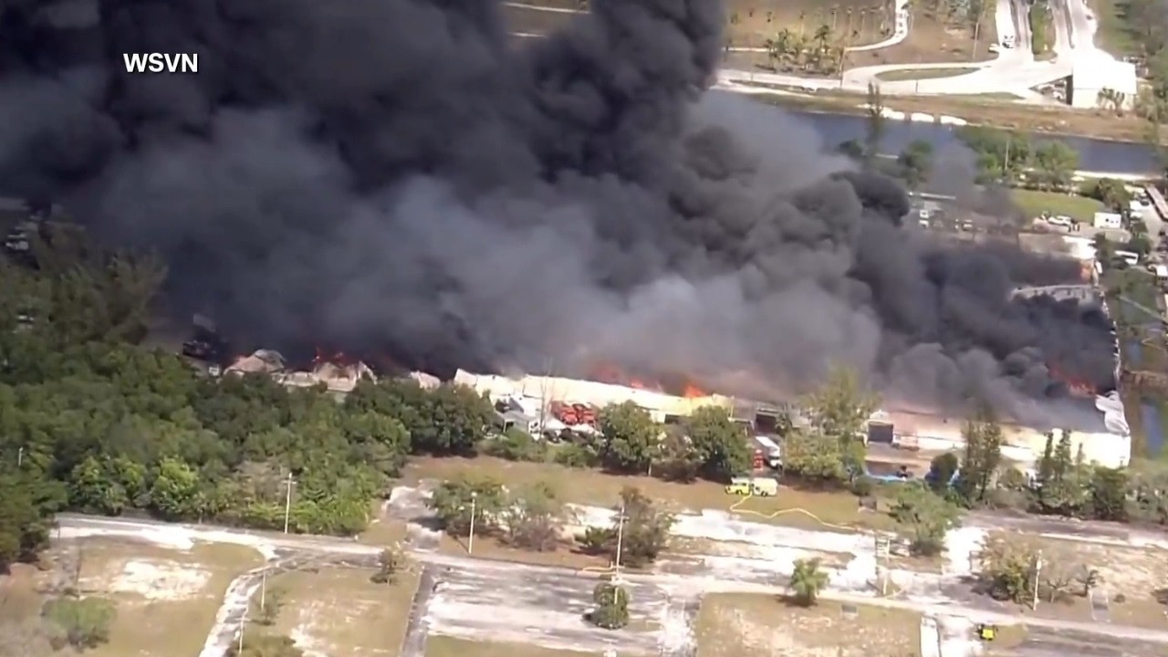 WATCH IT LIVE: Miami Warehouse Fire