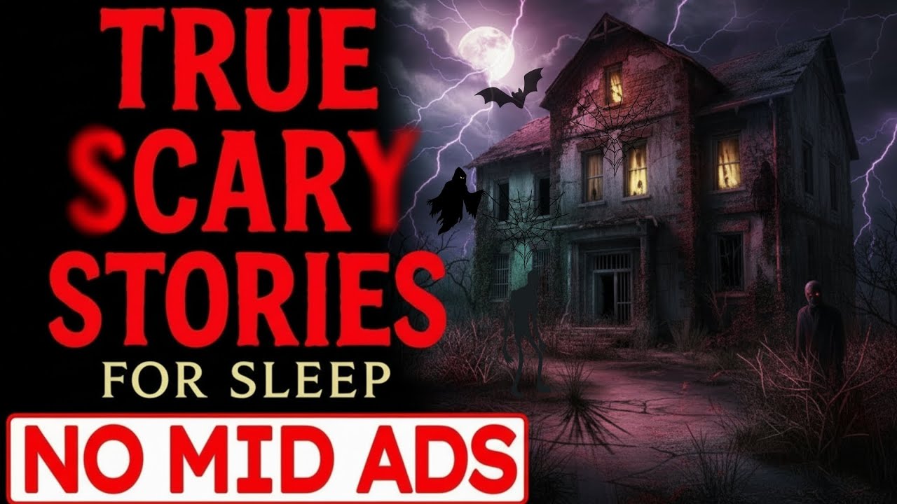 NO ADS 🛑 2 HOURS of TRUE Scary Stories for Sleep | Rain Sounds | Black Screen |  Ep. 16