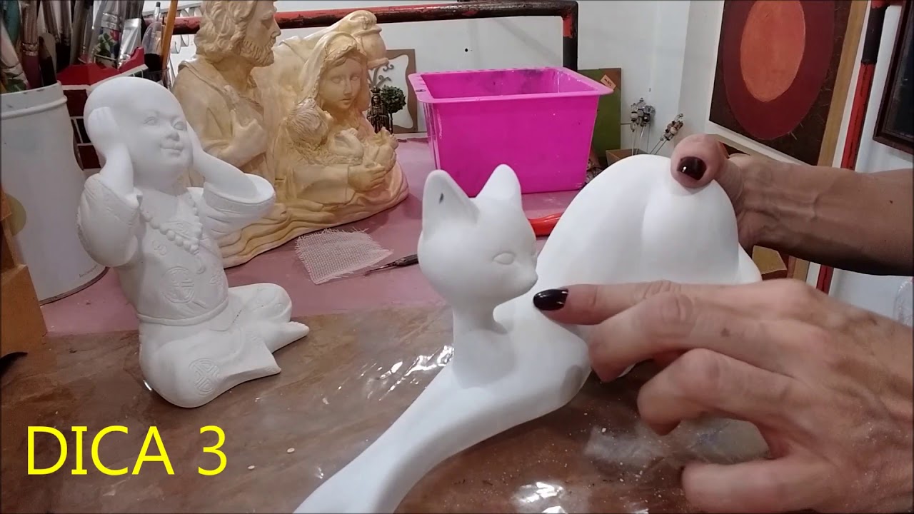 3 DICAS PARA PREPARAR UMA PEÇA EM GESSO #COMOPREPARARUMAPEÇAEMGESSO
