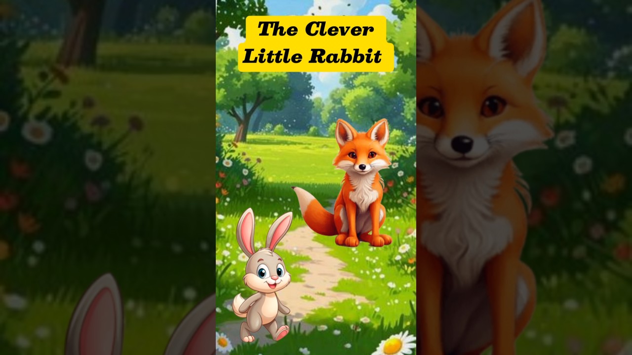 Умный маленький кролик 🐇 | Английская история | Поучительная история для детей #чтениеисторий #ан...