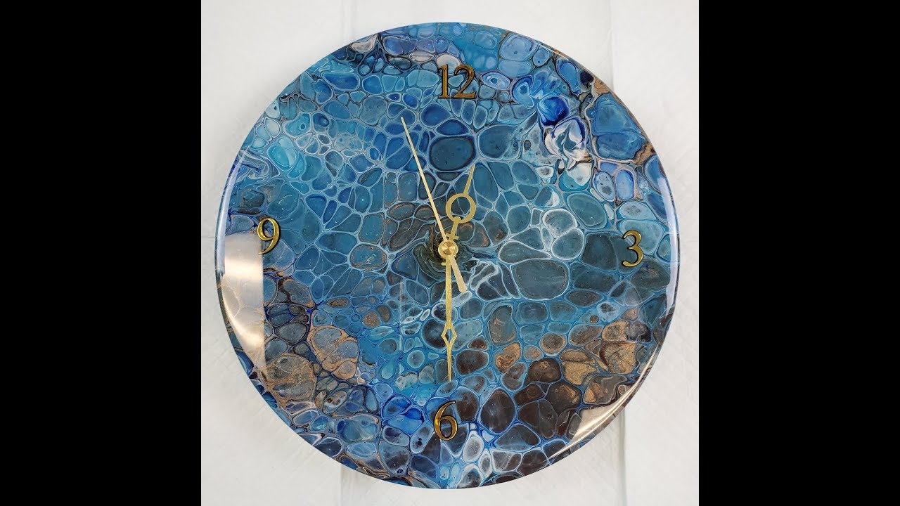 (371) FAMOWOOD RESIN Circle of Grace Wood Clock Glass & UNC & assembling clock w/ Sandra Lett 091919
