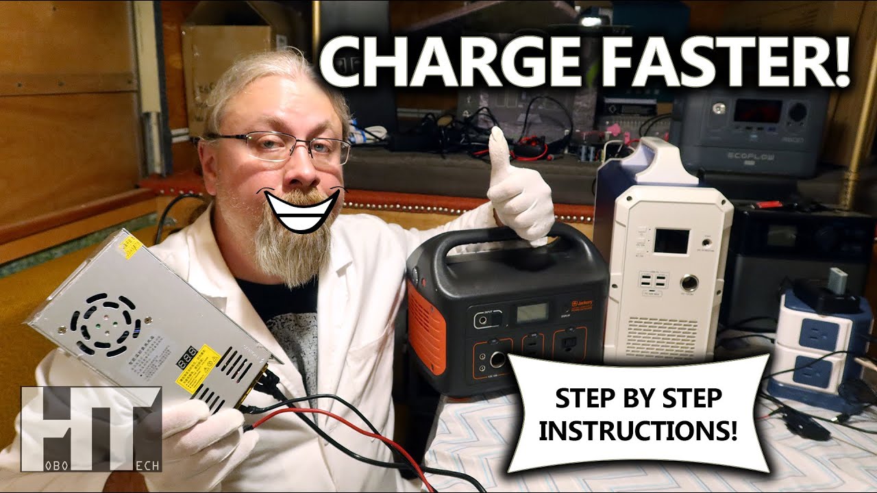 DIY QUICK CHARGER For Bluetti, Jackery | Fast Charge Any Solar Generator! Step By Step Instructions