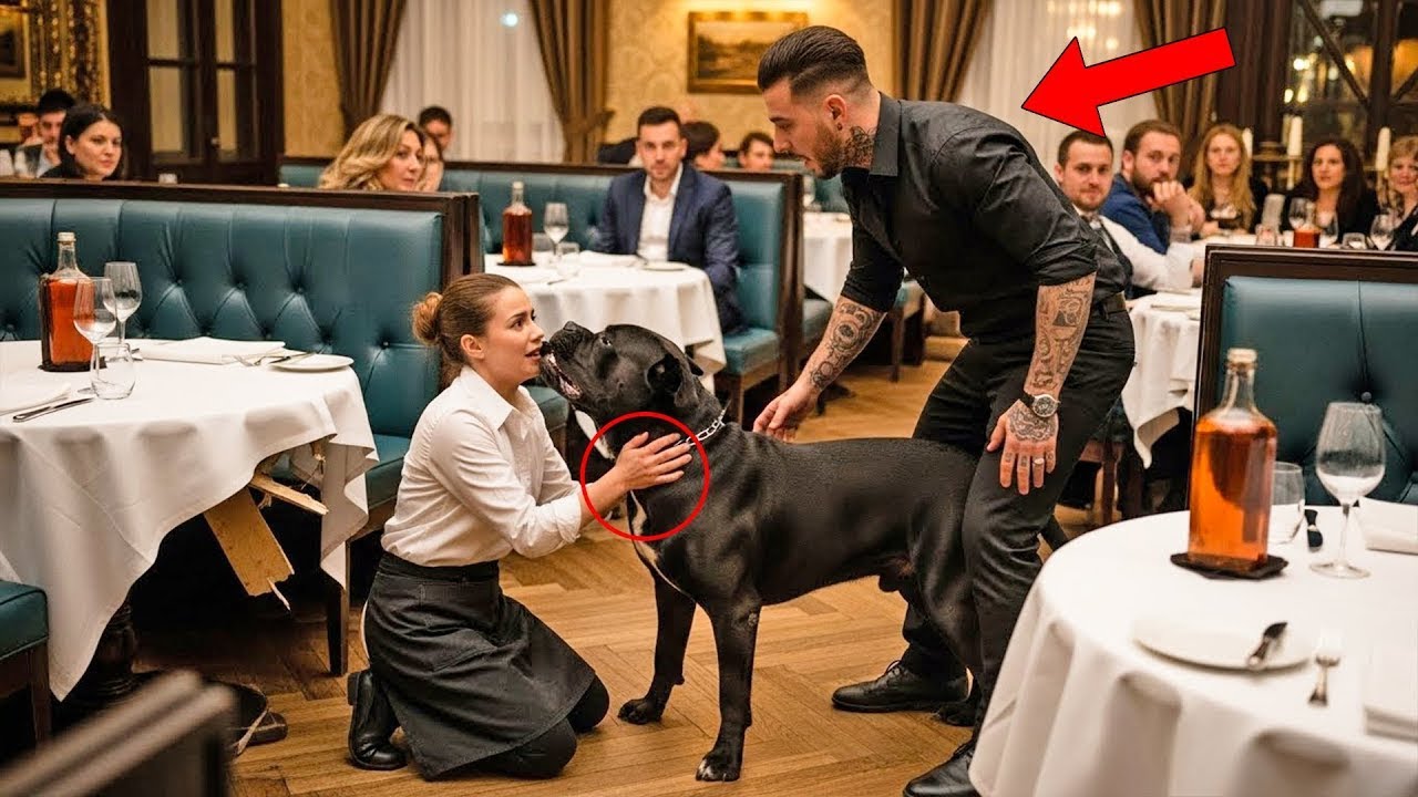 Niemand konnte den Pitbull des Mafiabosses zähmen – bis die Kellnerin etwas Schockierendes tat