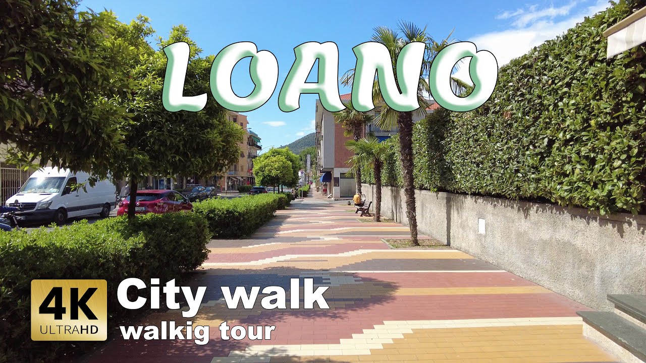 Italy, Loano Walk City Tour 2023 [4k 60 fps]